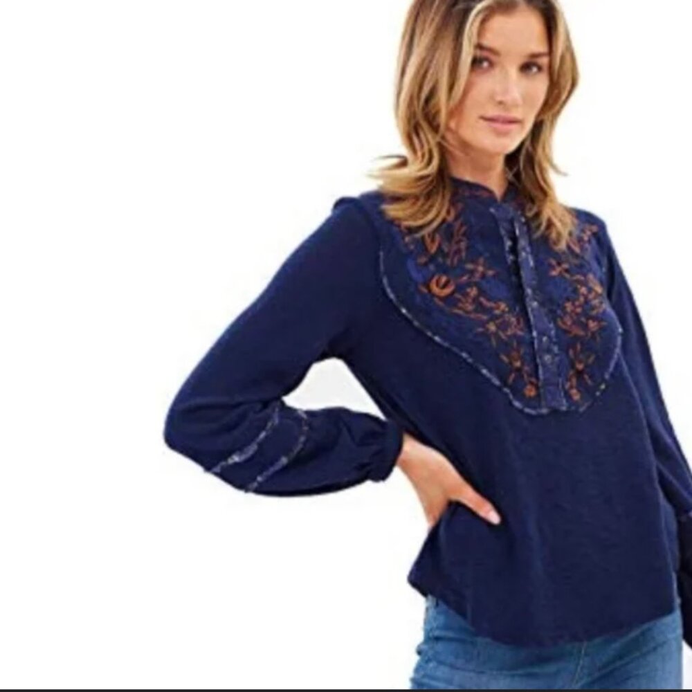 Free People Sundance Kid henley - Picture 2 of 4